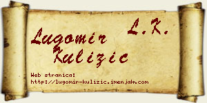 Lugomir Kulizić vizit kartica
